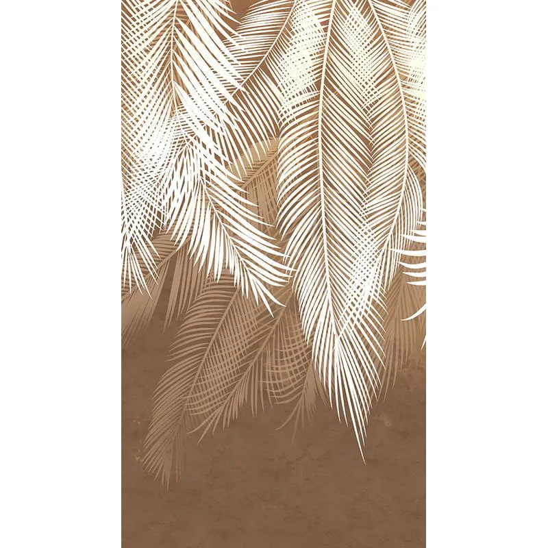 Бесшовное панно Citydecor Пальмовые листья 4 на флизелиновой основе 150x270 см