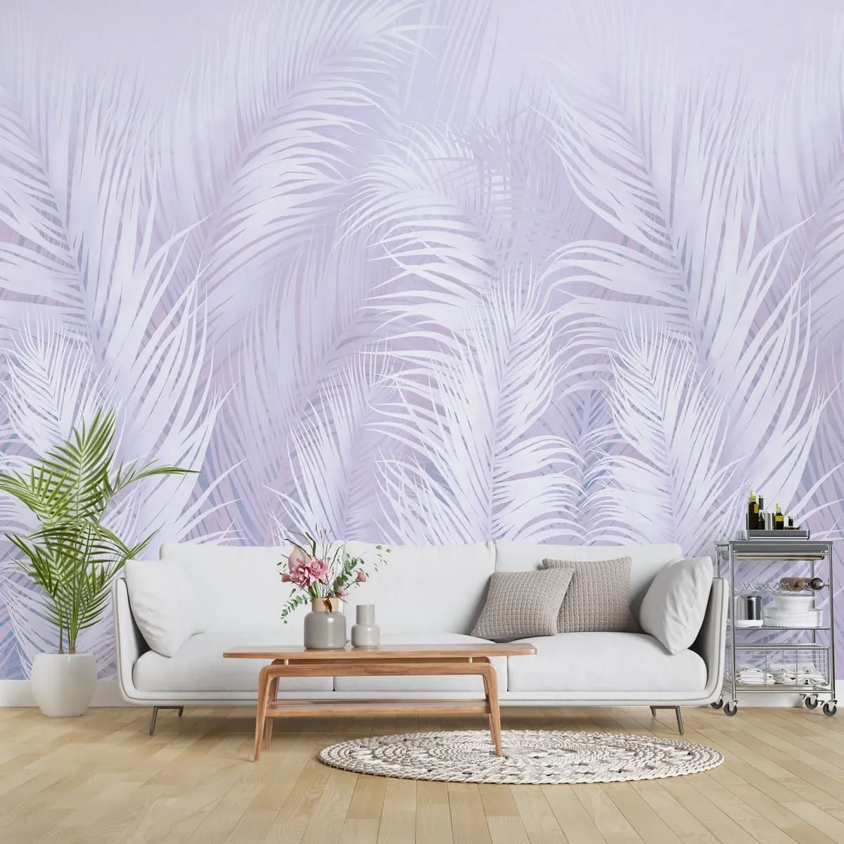 Фотообои рулонные Citydecor Пальмовые листья AIR 67 на флизелиновой основе 200x140 см