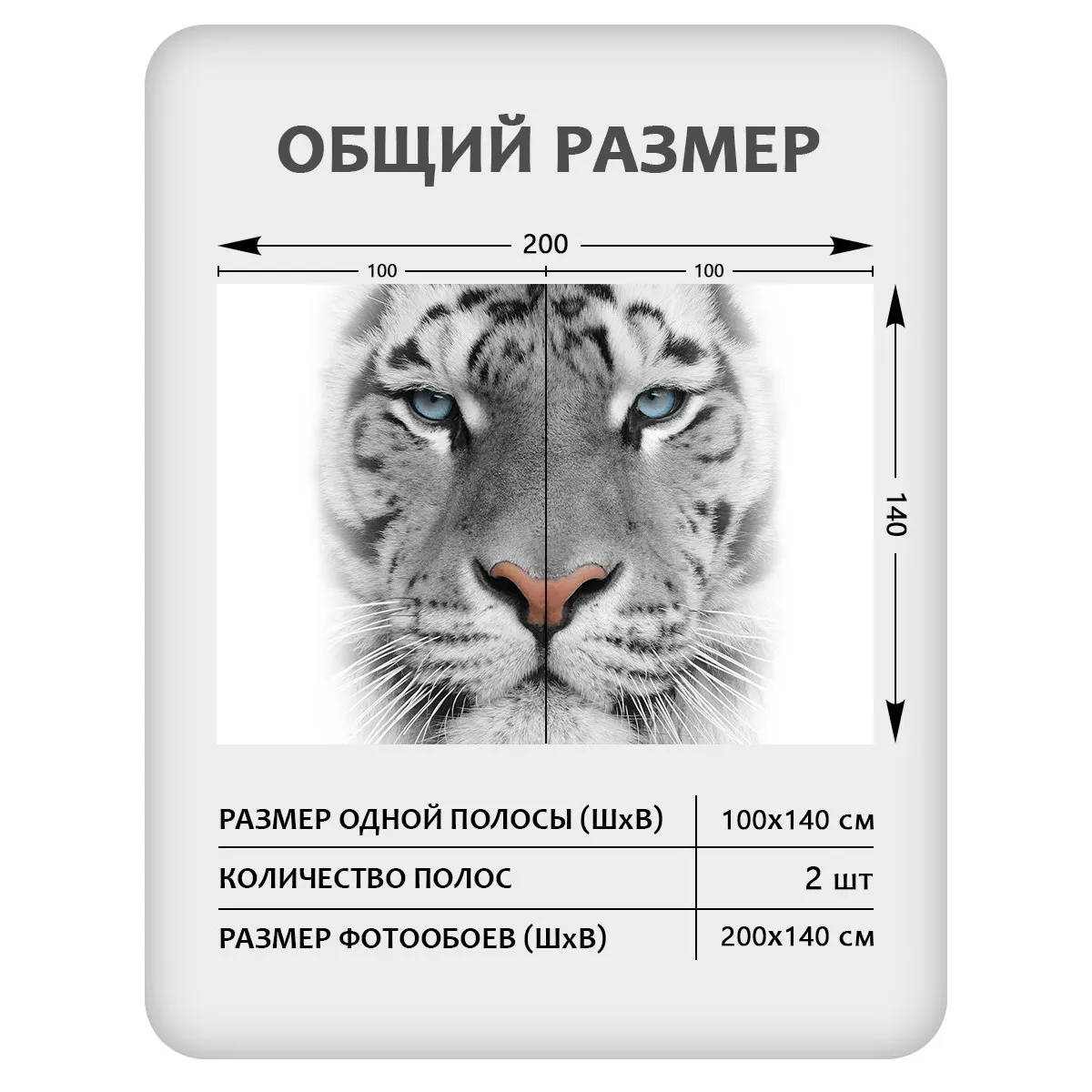 Фотообои рулонные Citydecor Животные и Птицы 55 на флизелиновой основе 200x140 см