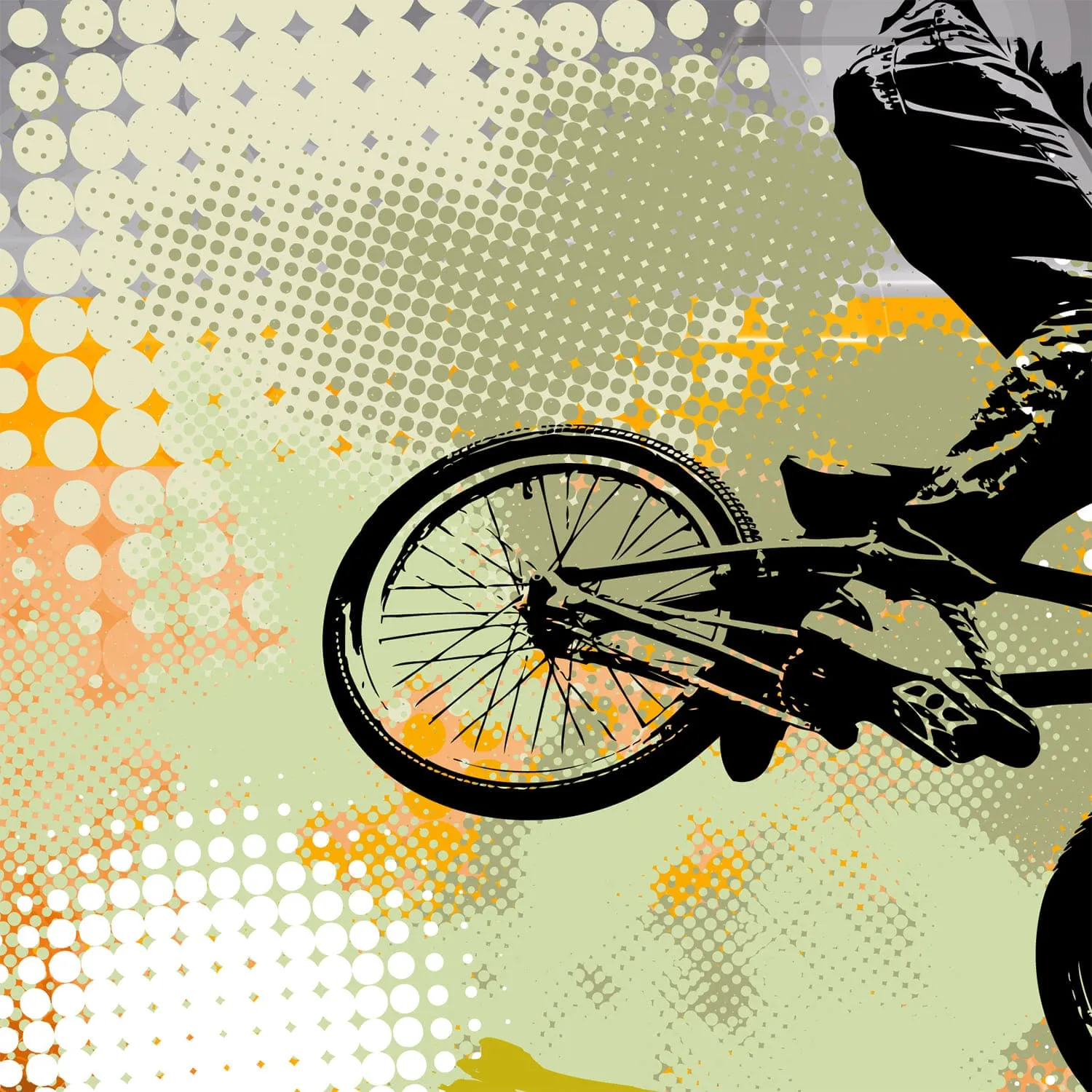 Фотообои рулонные Citydecor Байк трэвел на флизелиновой основе 200x140 см