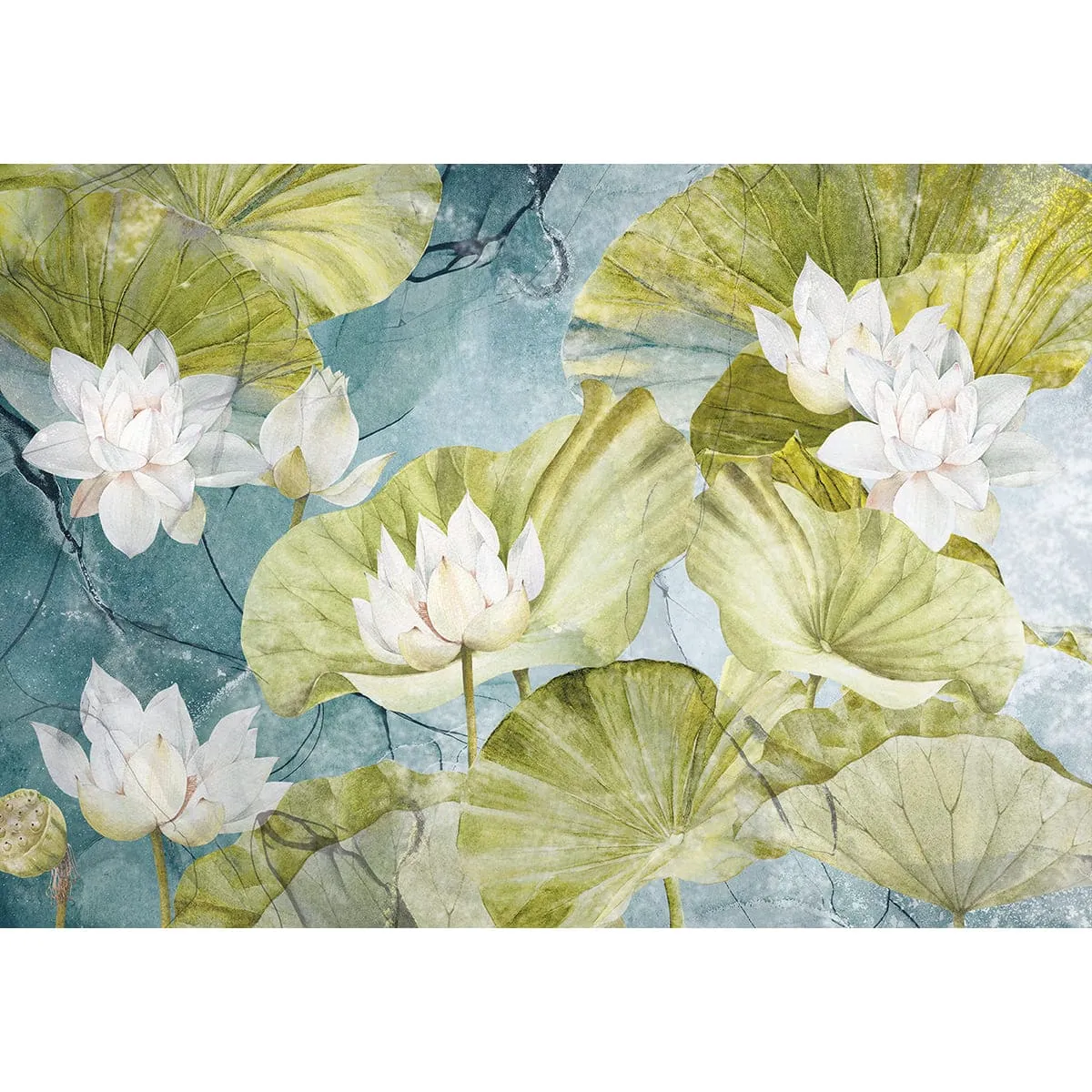 Дизайнерские фотообои рулонные Citydecor Blossom 10 на флизелиновой основе 200x140 см