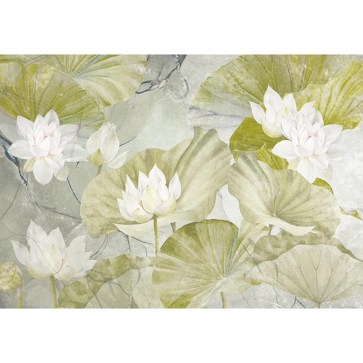 Дизайнерские фотообои рулонные Citydecor Blossom 12 на флизелиновой основе 200x140 см