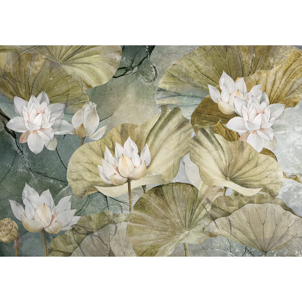 Дизайнерские фотообои рулонные Citydecor Blossom 15 на флизелиновой основе 200x140 см