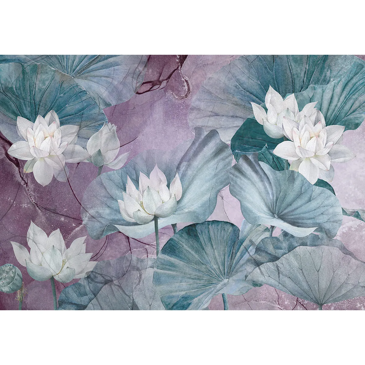 Дизайнерские фотообои рулонные Citydecor Blossom 17 на флизелиновой основе 200x140 см