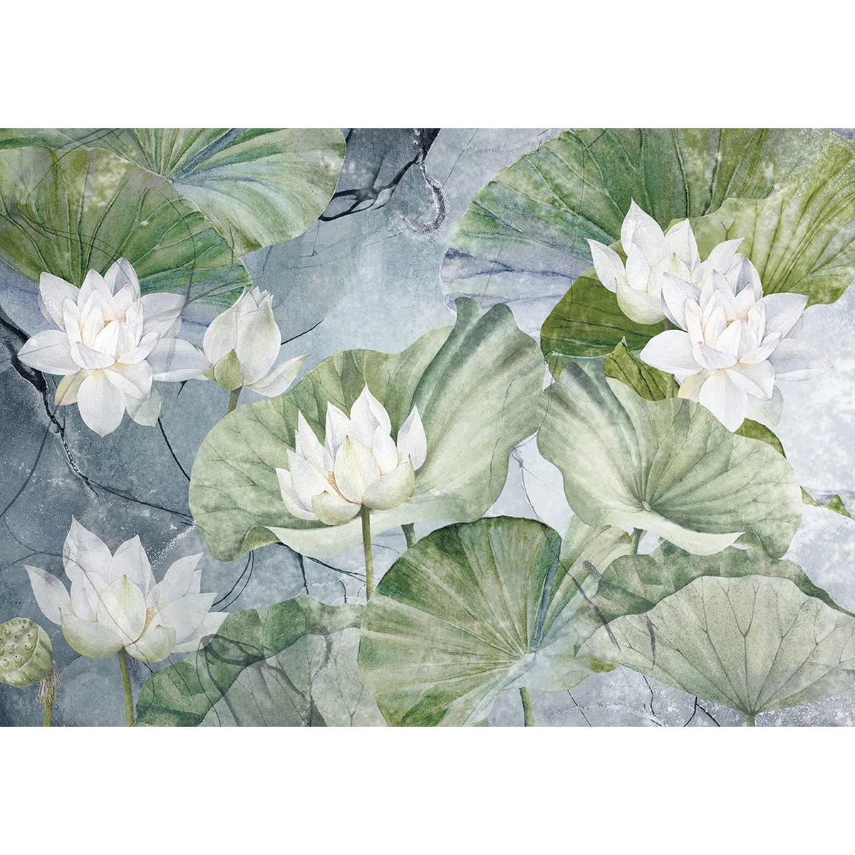 Дизайнерские фотообои рулонные Citydecor Blossom 26 на флизелиновой основе 200x140 см