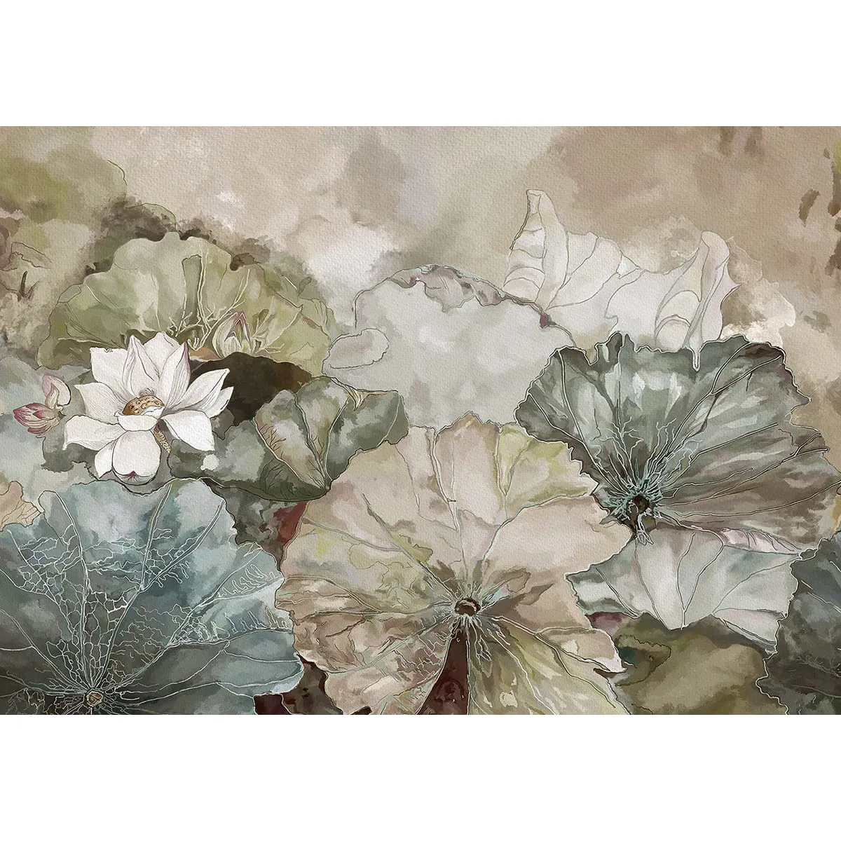 Дизайнерские фотообои рулонные Citydecor Blossom 2 на флизелиновой основе 200x140 см