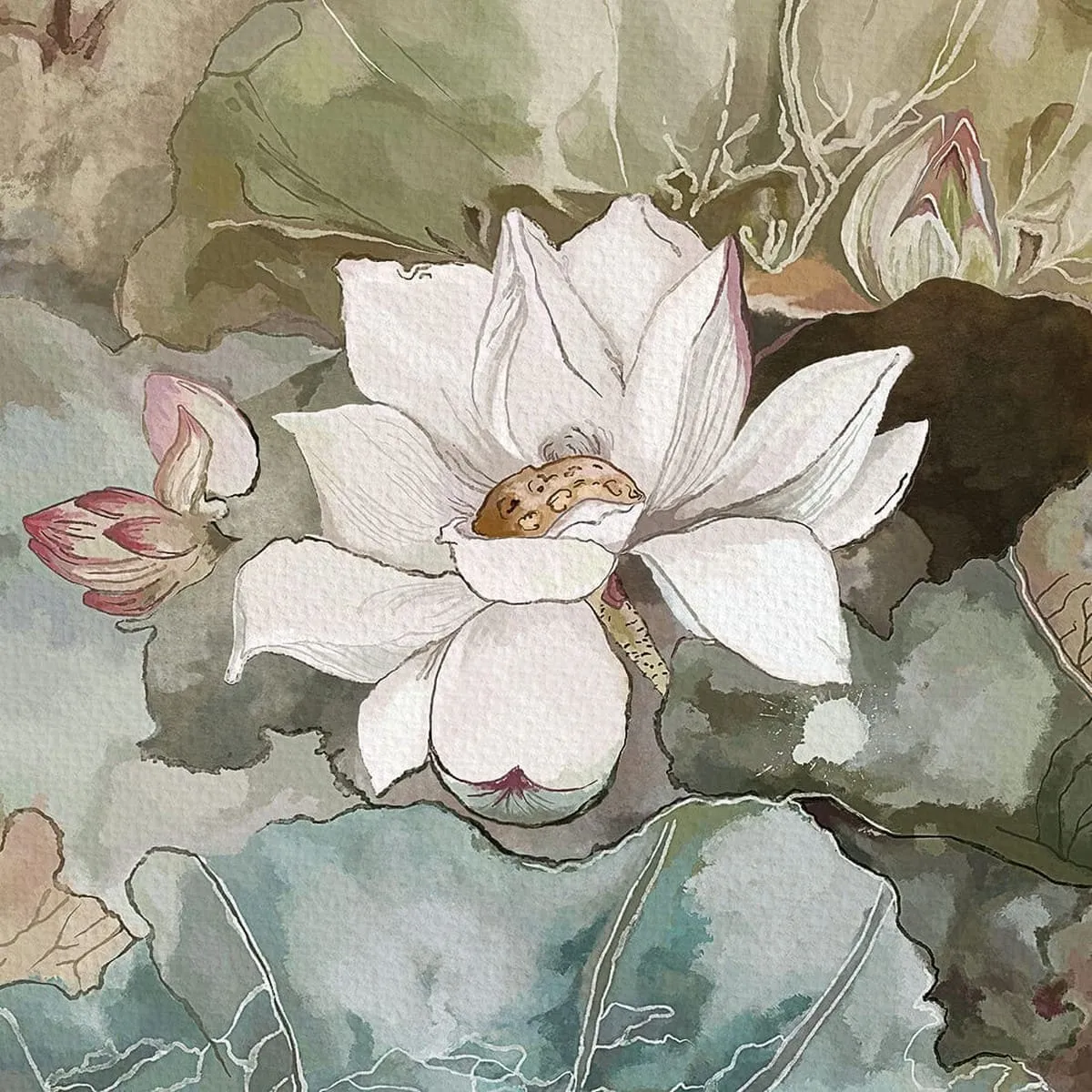 Дизайнерские фотообои рулонные Citydecor Blossom 2 на флизелиновой основе 200x140 см