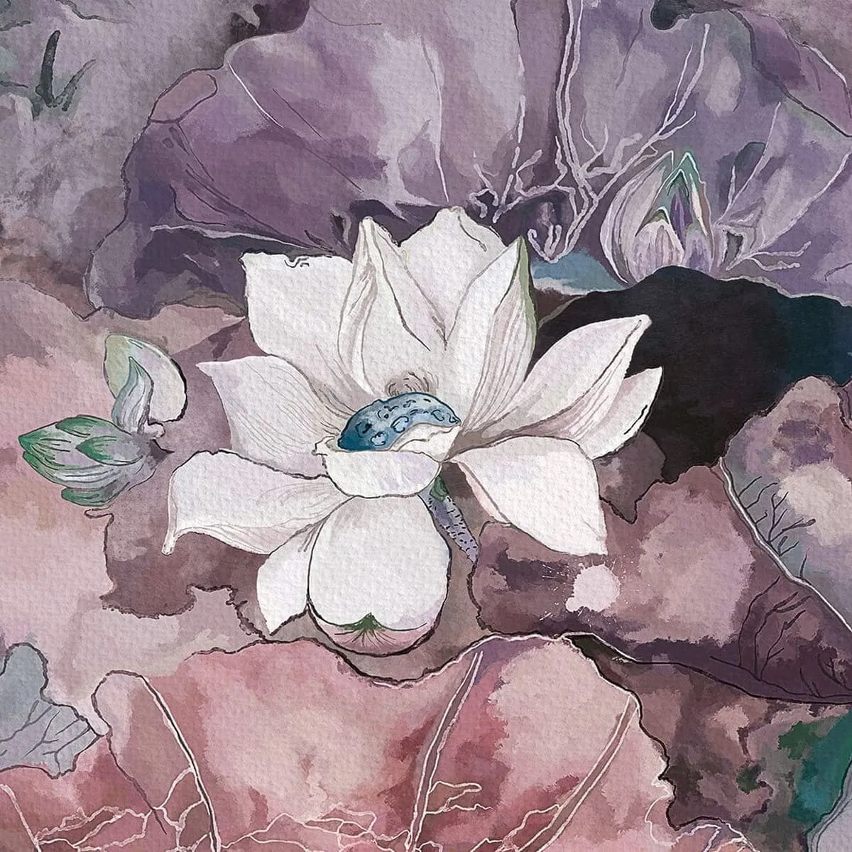 Дизайнерские фотообои рулонные Citydecor Blossom 3 на флизелиновой основе 200x140 см