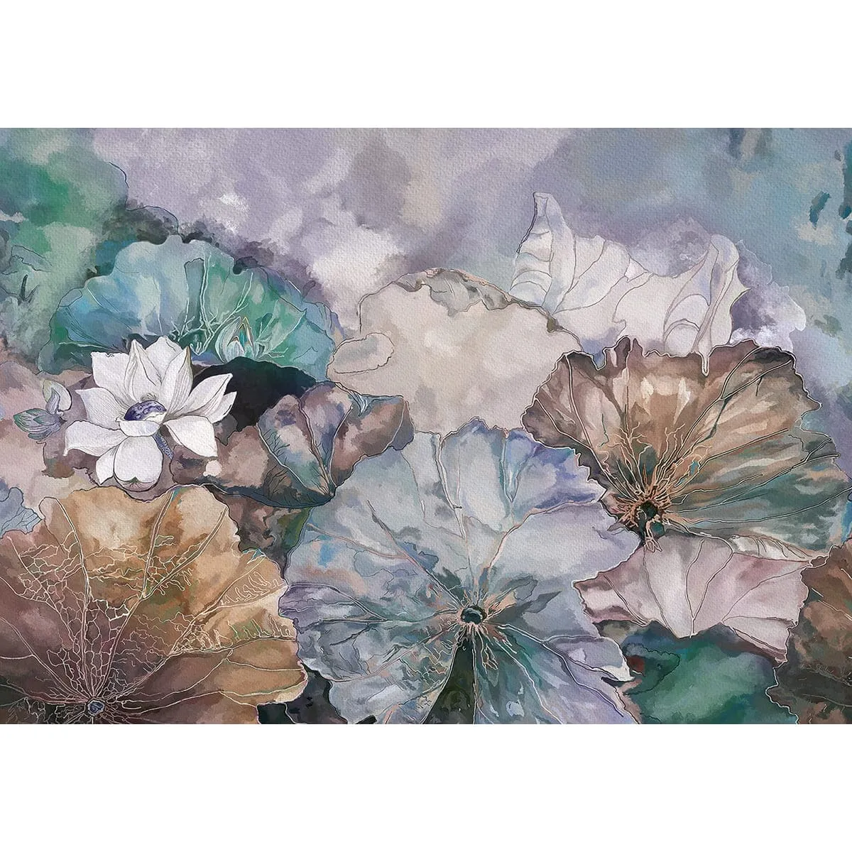 Дизайнерские фотообои рулонные Citydecor Blossom 5 на флизелиновой основе 200x140 см