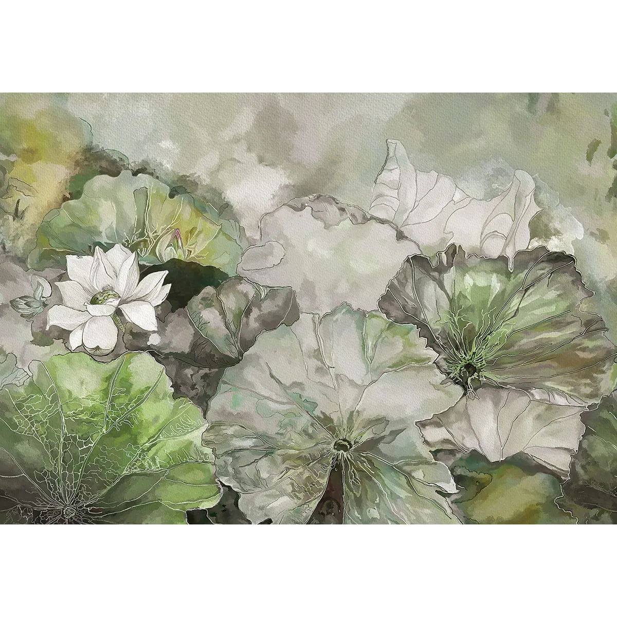 Дизайнерские фотообои рулонные Citydecor Blossom 9 на флизелиновой основе 200x140 см
