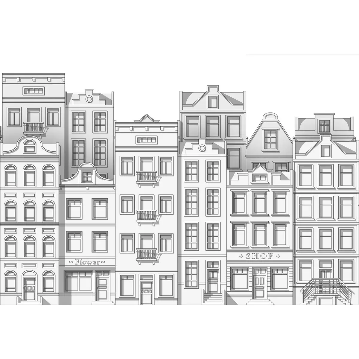 Фотообои рулонные Citydecor Города и Архитектура 42 на флизелиновой основе 200x140 см