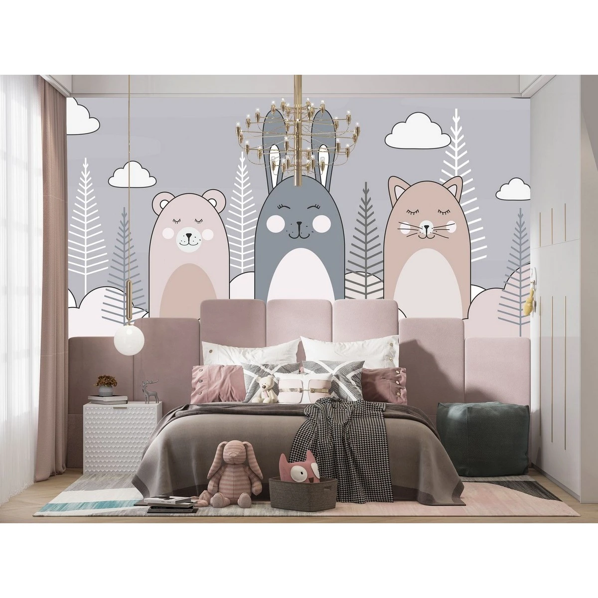 Фотообои рулонные Citydecor Cute&amp;Lovely 10 на флизелиновой основе 200x140 см