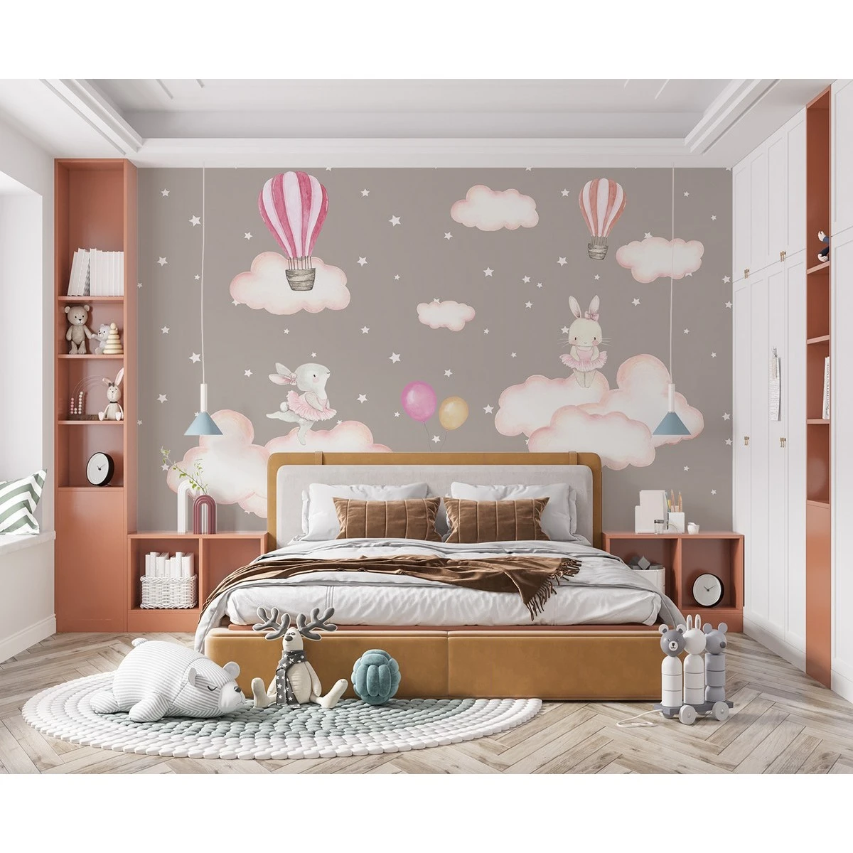 Фотообои рулонные Citydecor Cute&amp;Lovely 8 на флизелиновой основе 200x140 см