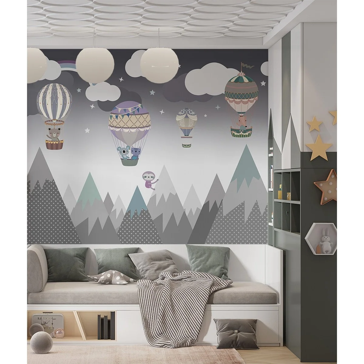 Фотообои рулонные Citydecor Детская 176 на флизелиновой основе 200x140 см