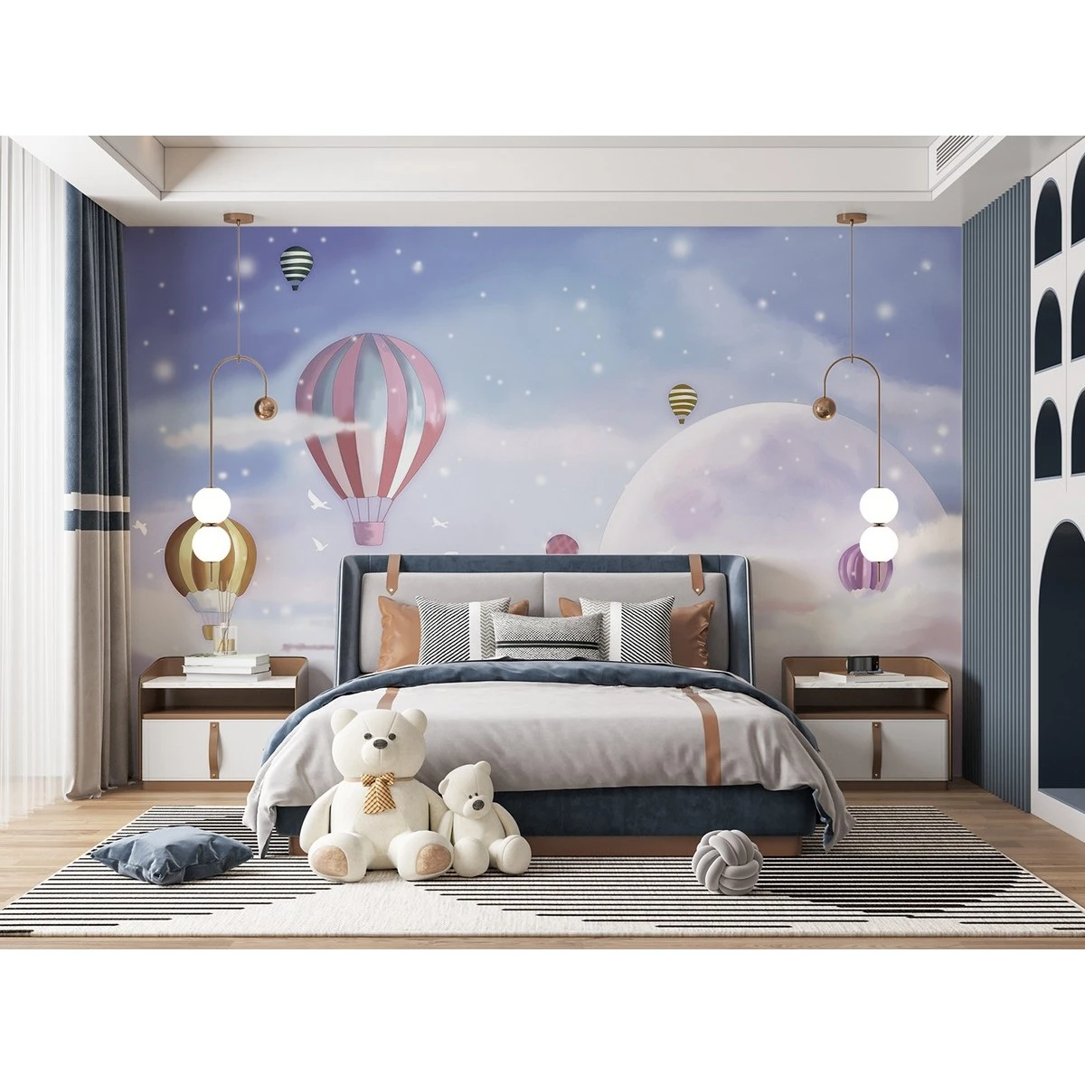 Фотообои рулонные Citydecor Детская 4 на флизелиновой основе 200x140 см