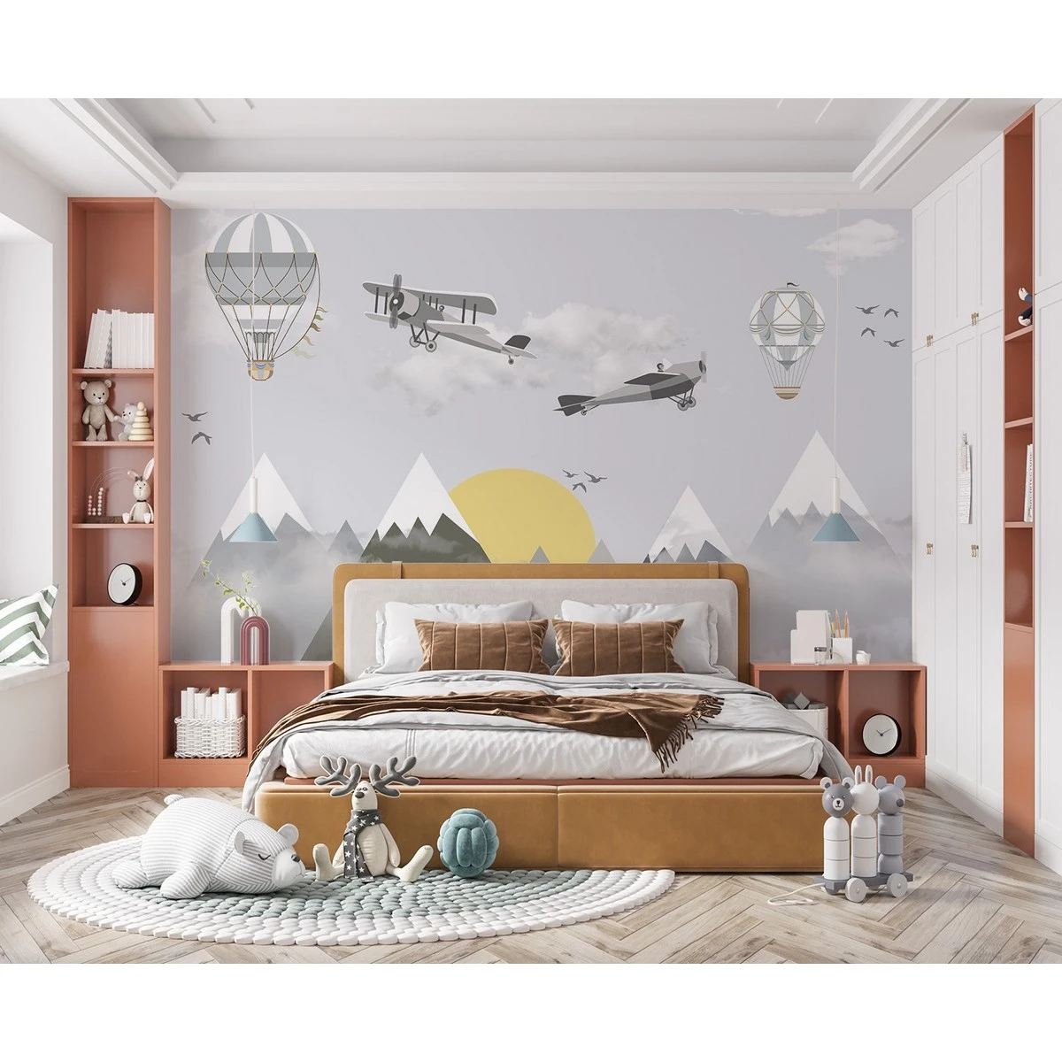 Фотообои рулонные Citydecor Детская 53 на флизелиновой основе 200x140 см