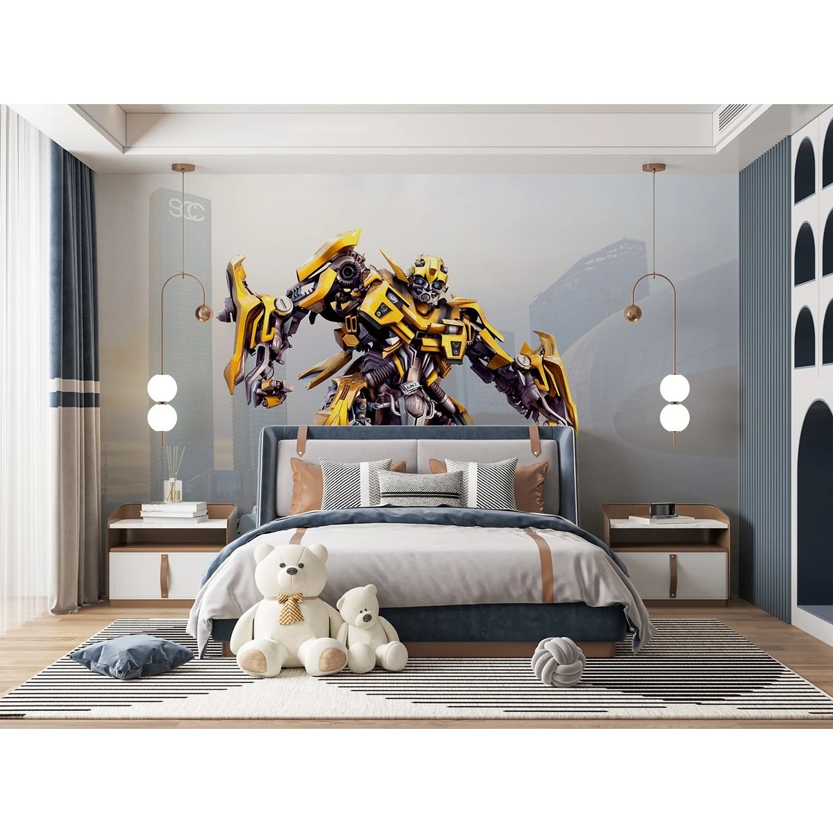 Фотообои рулонные Citydecor Детская 9 на флизелиновой основе 200x140 см