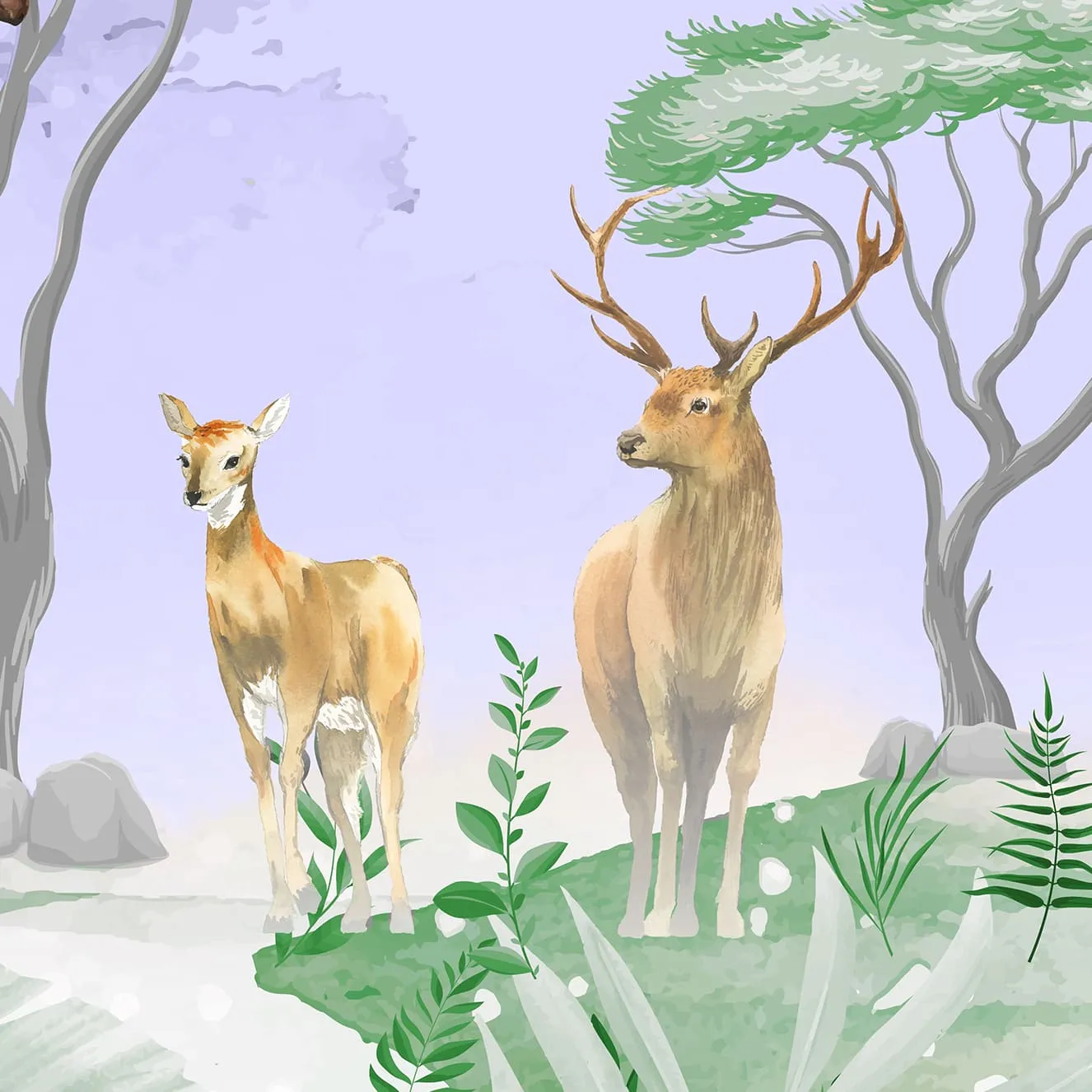 Фотообои рулонные Citydecor Детский сюжет 4 на флизелиновой основе 200x140 см