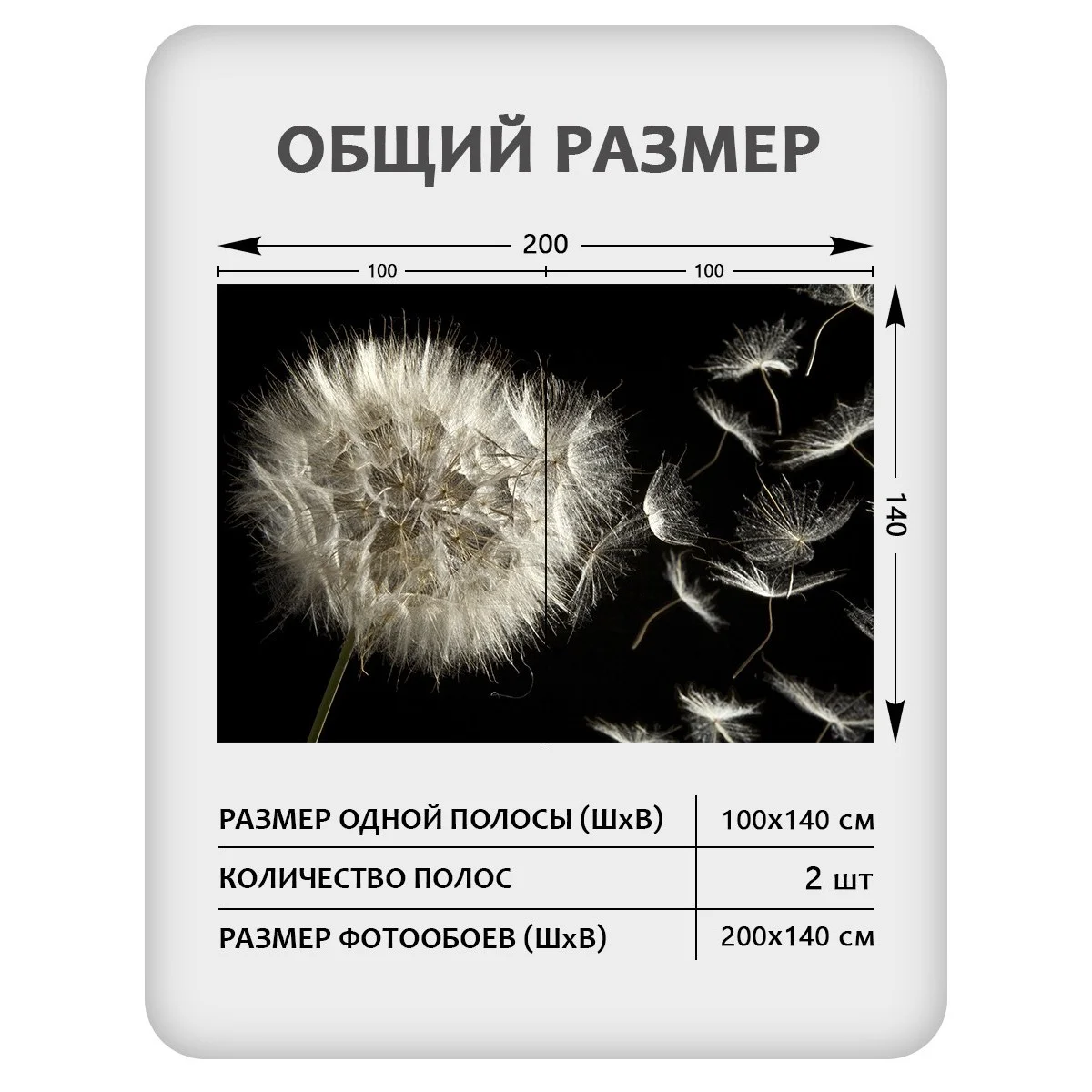 Фотообои рулонные Citydecor Цветы и Растения 58 на флизелиновой основе 200x140 см