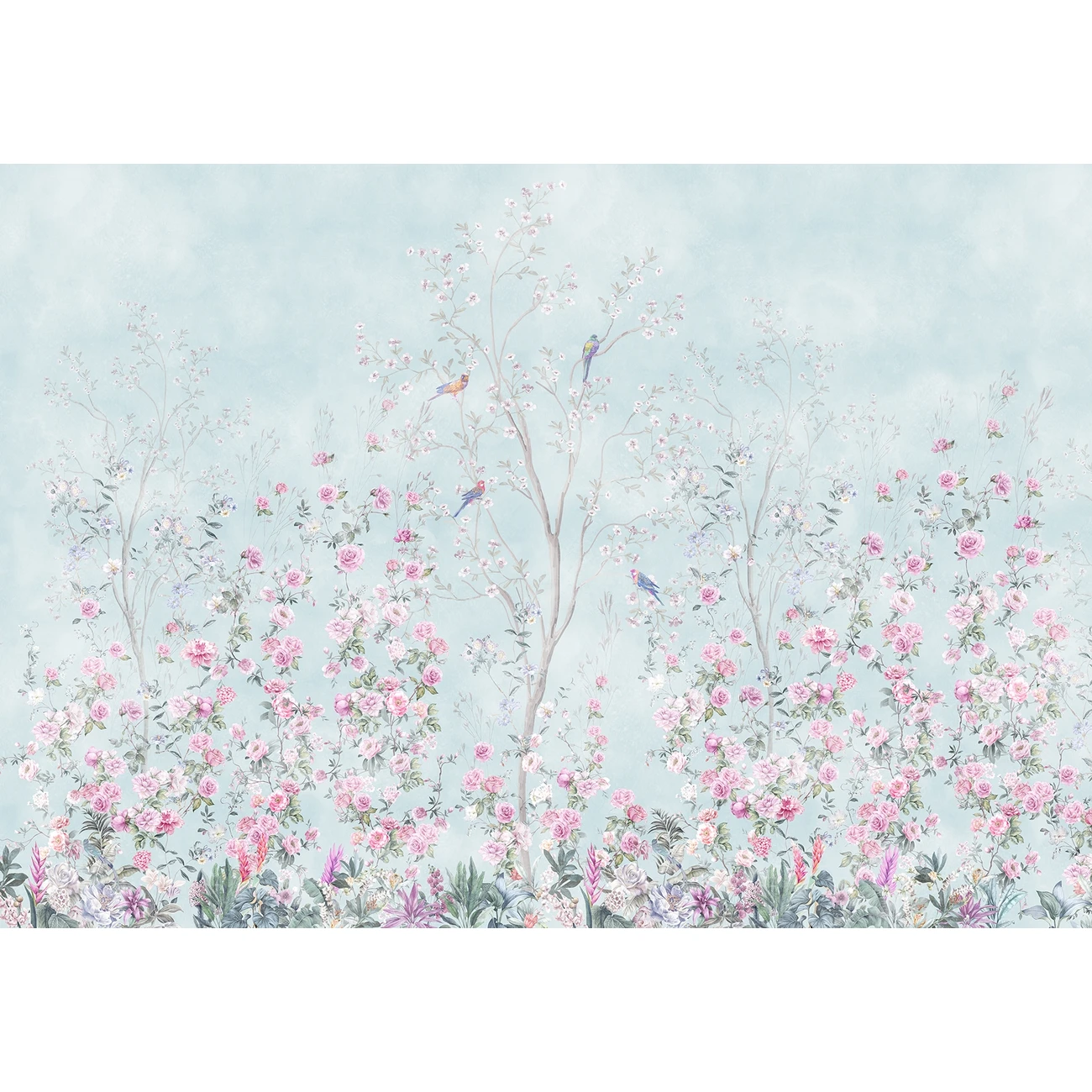 Фотообои рулонные Citydecor Flower town 23 на флизелиновой основе 200x140 см