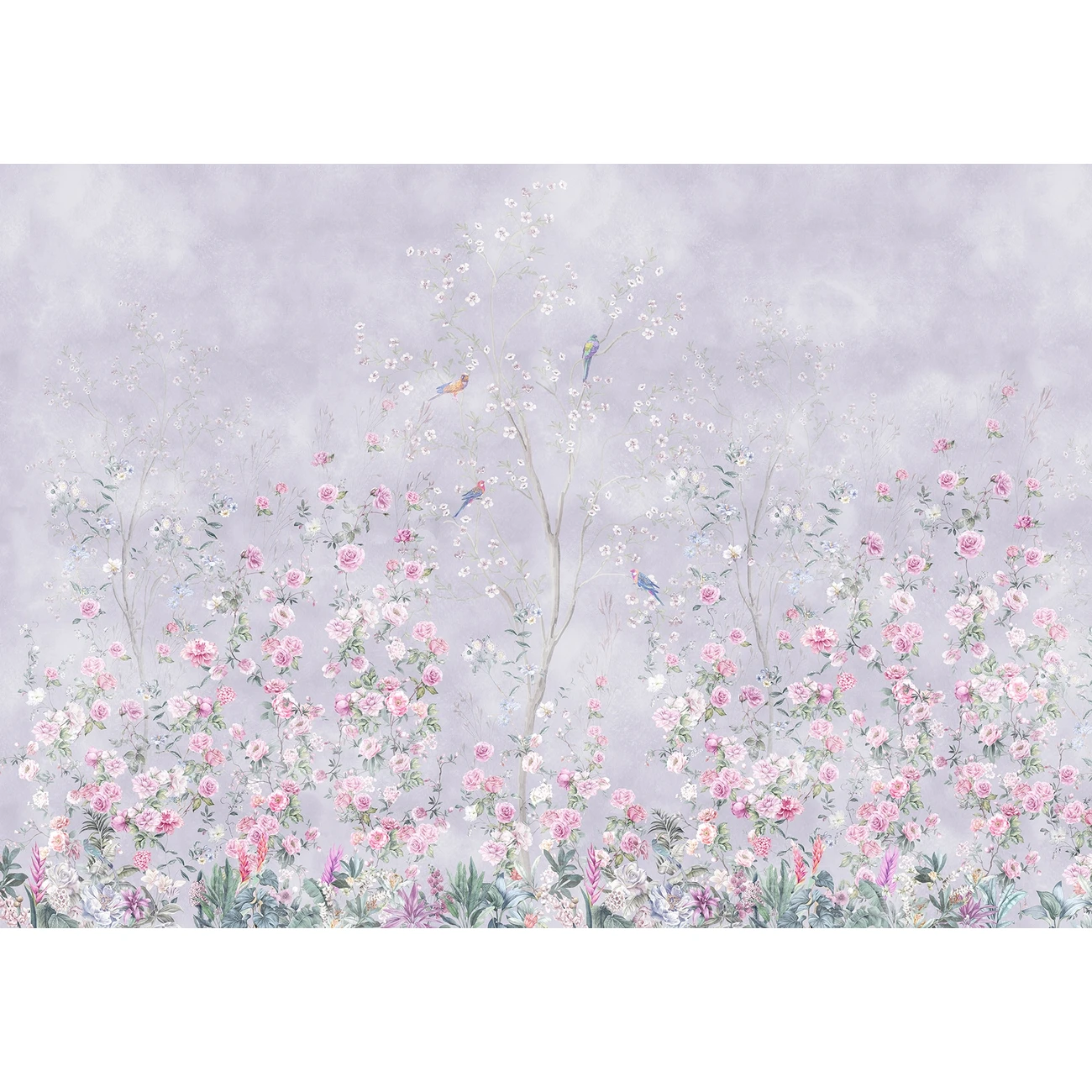 Фотообои рулонные Citydecor Flower town 24 на флизелиновой основе 200x140 см