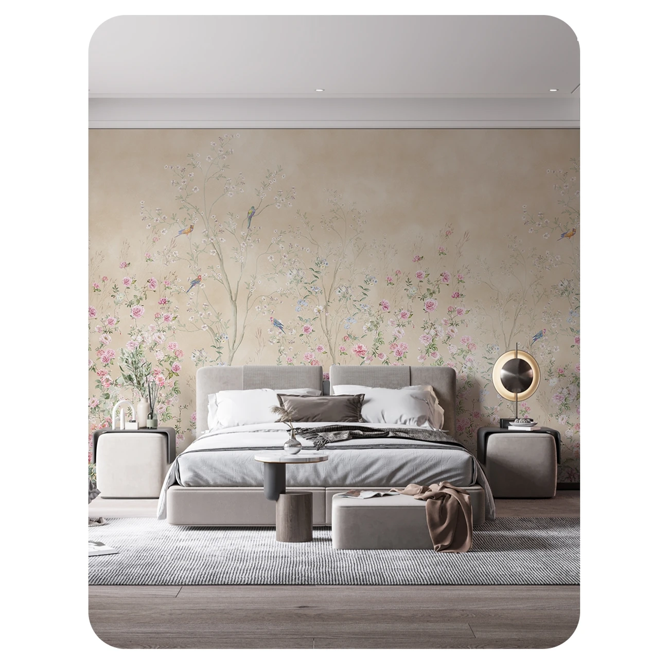 Фотообои рулонные Citydecor Flower town 25 на флизелиновой основе 200x140 см