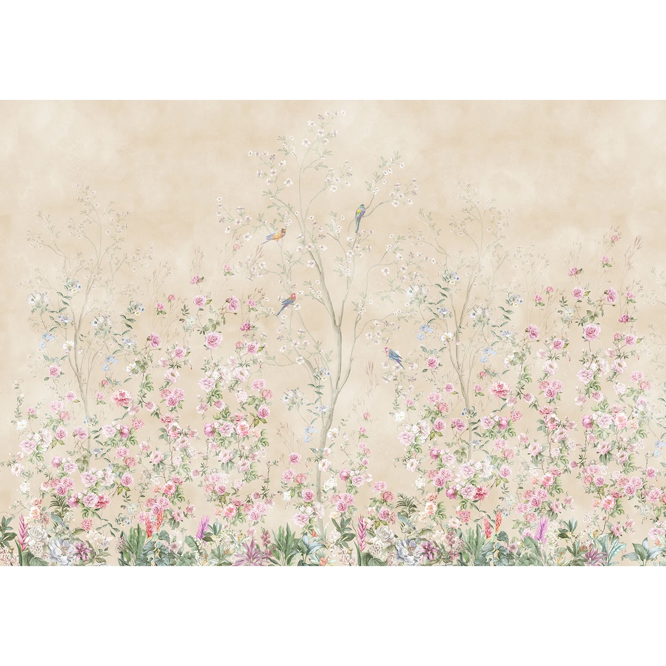 Фотообои рулонные Citydecor Flower town 25 на флизелиновой основе 200x140 см
