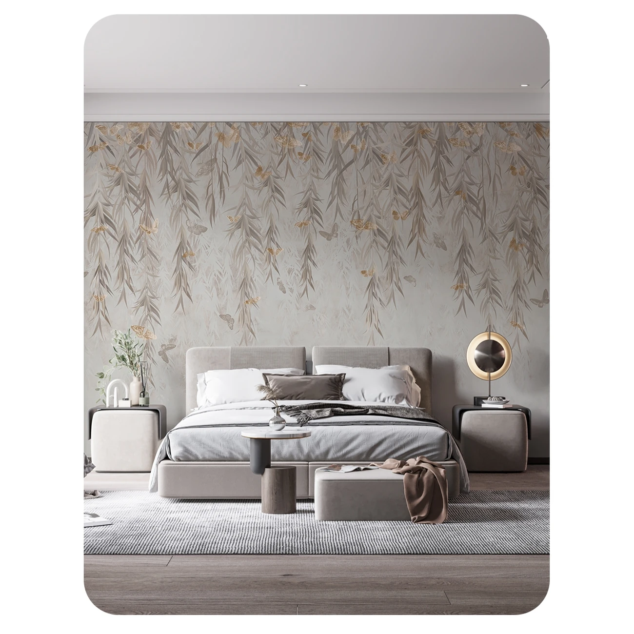 Фотообои рулонные Citydecor Flower town 27 на флизелиновой основе 200x140 см