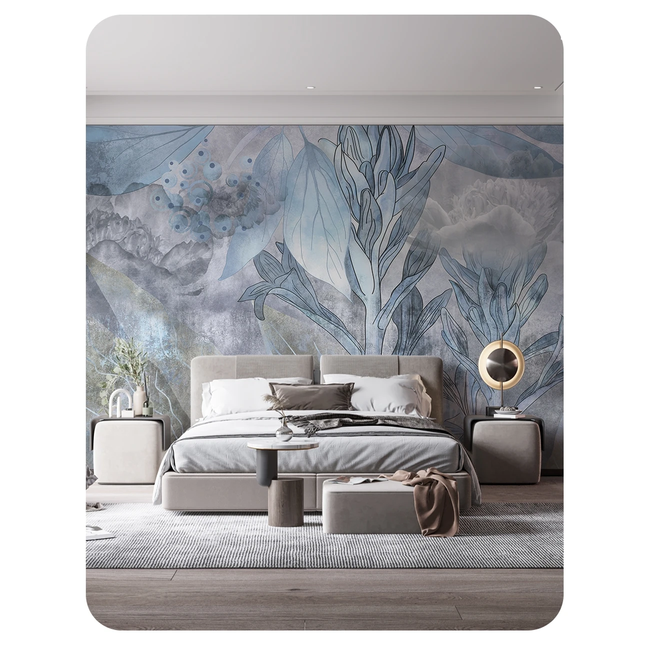 Фотообои рулонные Citydecor Flower town 33 на флизелиновой основе 200x140 см