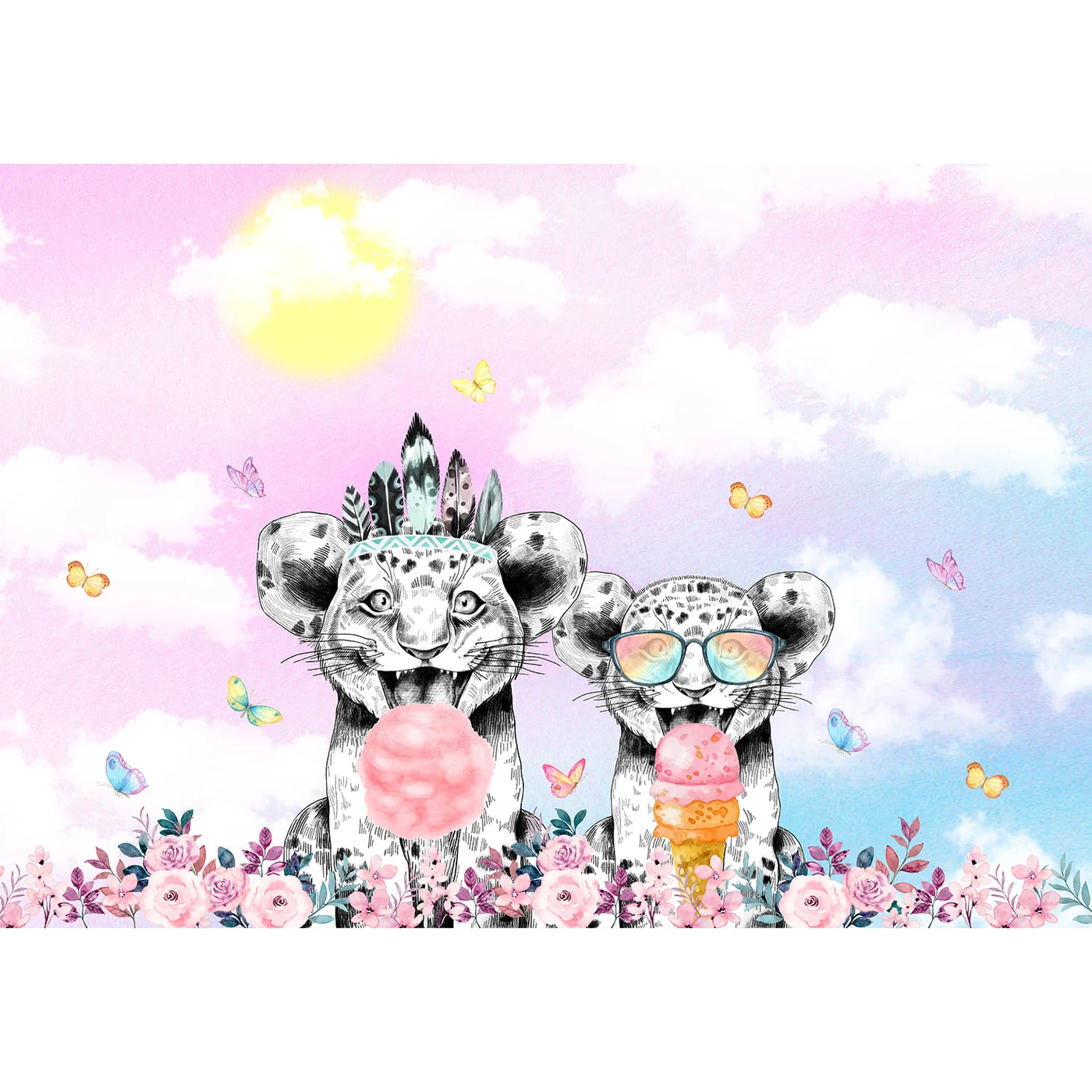 Фотообои рулонные Citydecor Fun 13 на флизелиновой основе 200X140 см