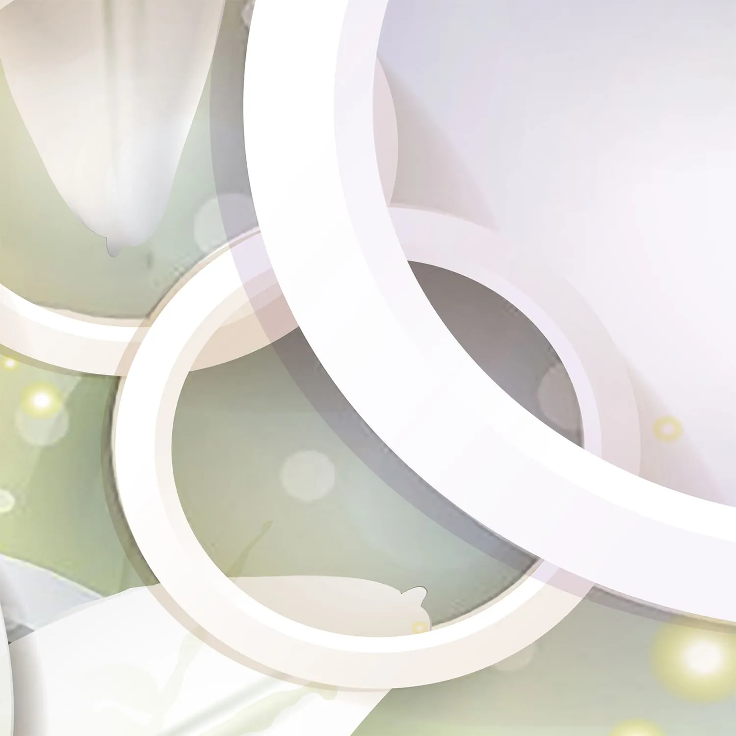 Фотообои рулонные Citydecor Круги 3D на флизелиновой основе 200x140 см