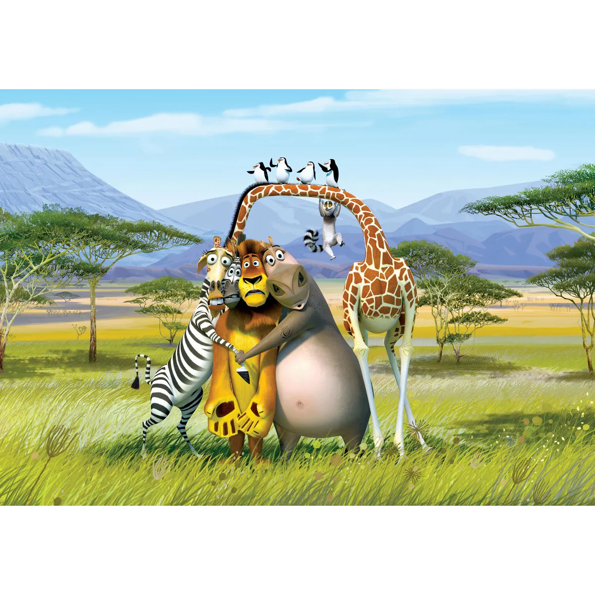 Фотообои рулонные Citydecor Мадагаскар на флизелиновой основе 200x140 см 