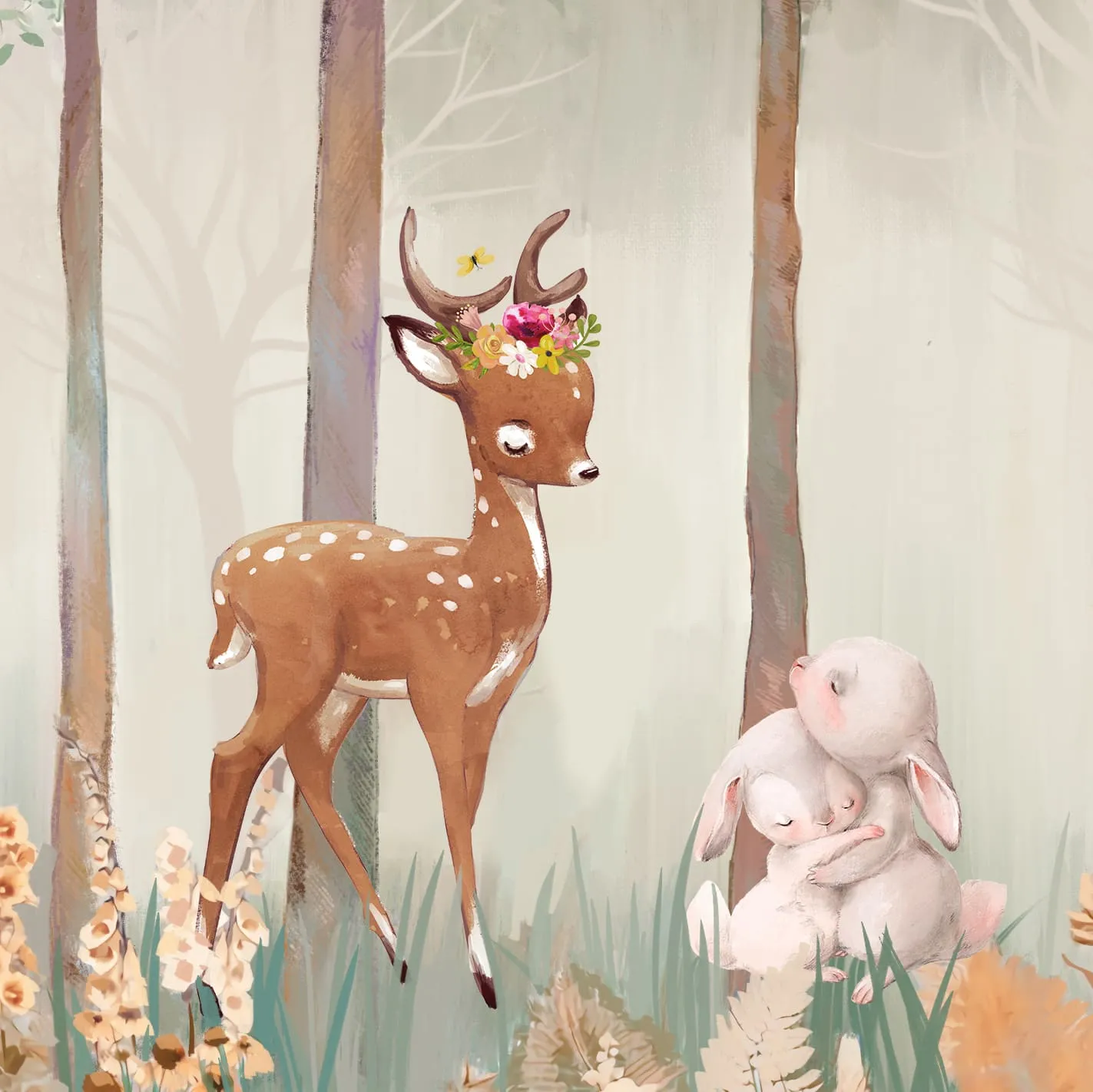 Дизайнерские фотообои рулонные Citydecor Magic Forest 10 на флизелиновой основе 200x140 см