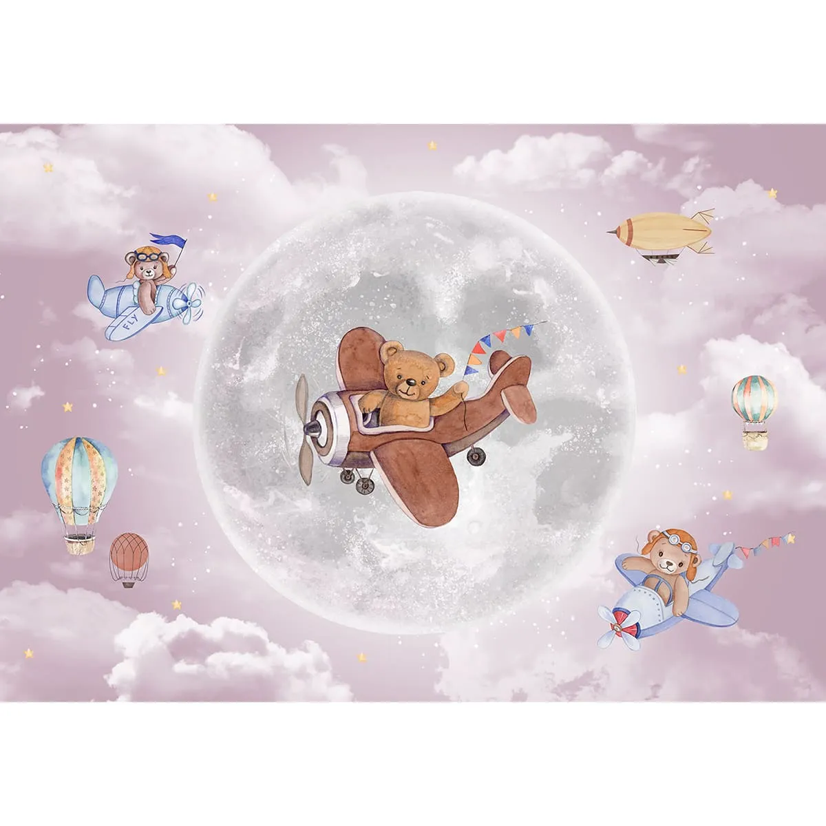 Дизайнерские фотообои рулонные Citydecor Мечтатели 10 на флизелиновой основе 200x140 см