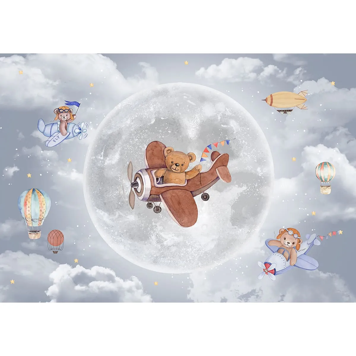 Дизайнерские фотообои рулонные Citydecor Мечтатели 11 на флизелиновой основе 200x140 см