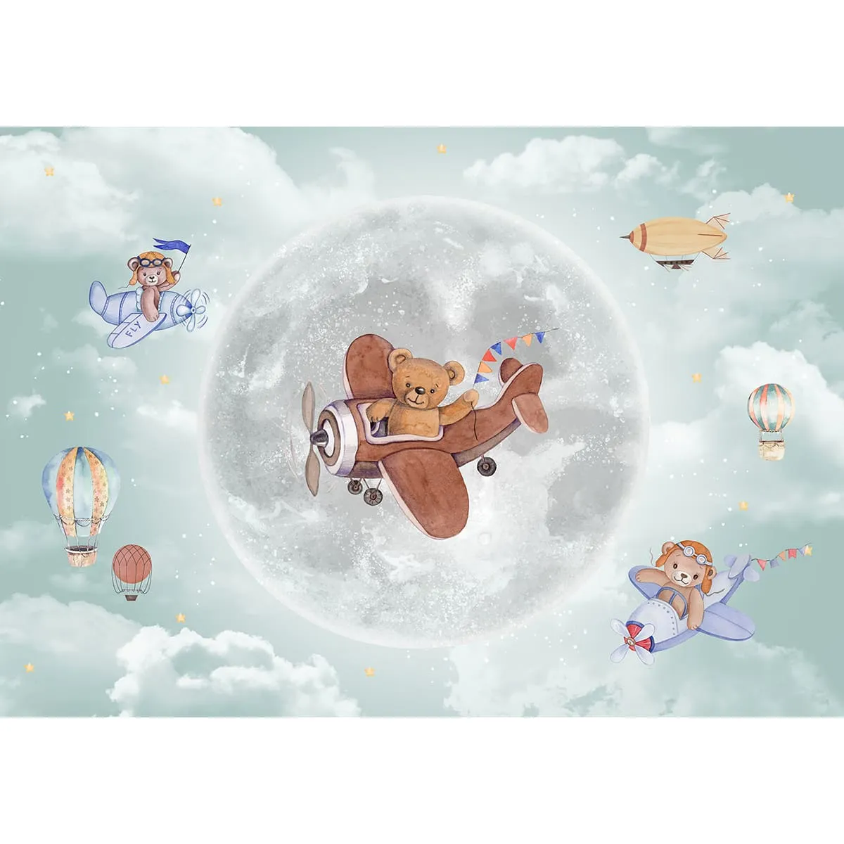 Дизайнерские фотообои рулонные Citydecor Мечтатели 12 на флизелиновой основе 200x140 см