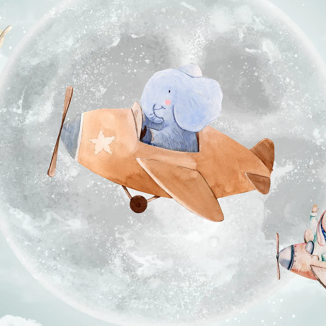 Дизайнерские фотообои рулонные Citydecor Мечтатели 1 на флизелиновой основе 200x140 см