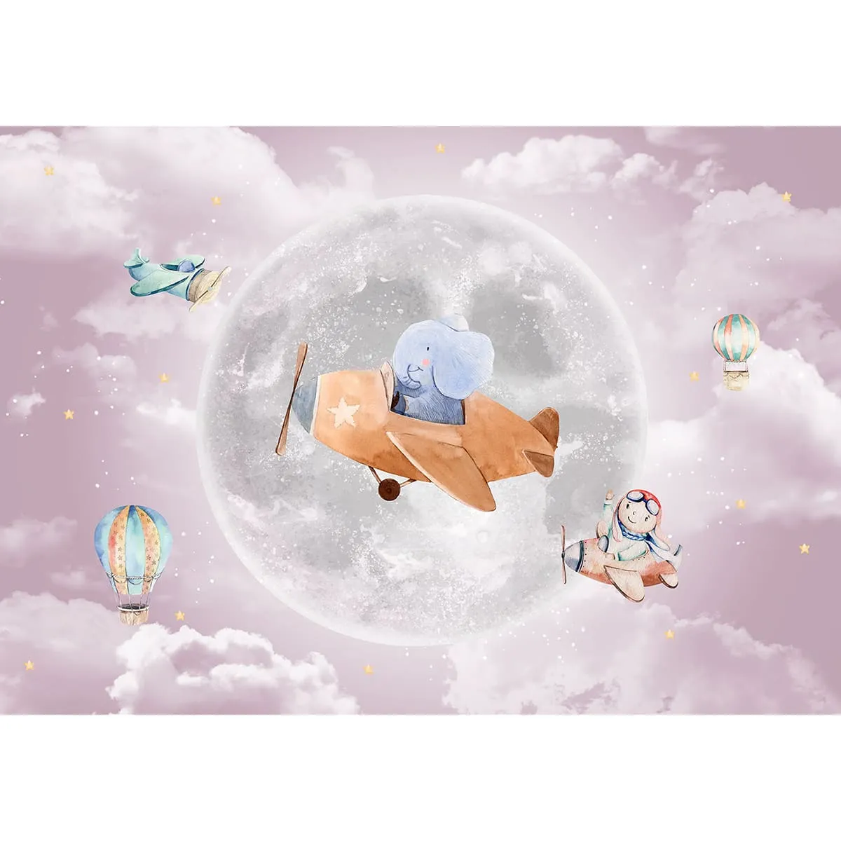 Дизайнерские фотообои рулонные Citydecor Мечтатели 2 на флизелиновой основе 200x140 см