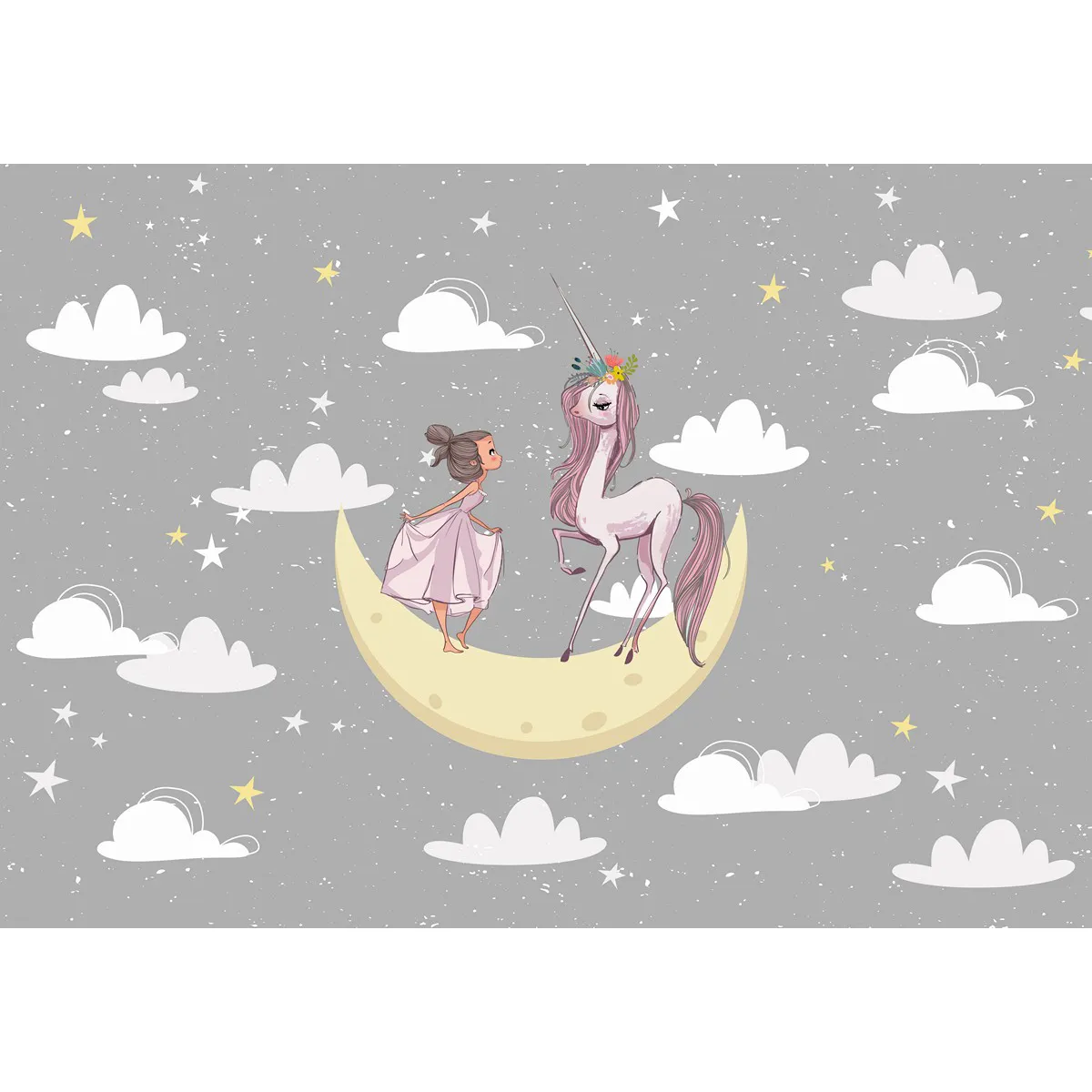 Дизайнерские фотообои рулонные Citydecor Princess 1 на флизелиновой основе 200x140 см 