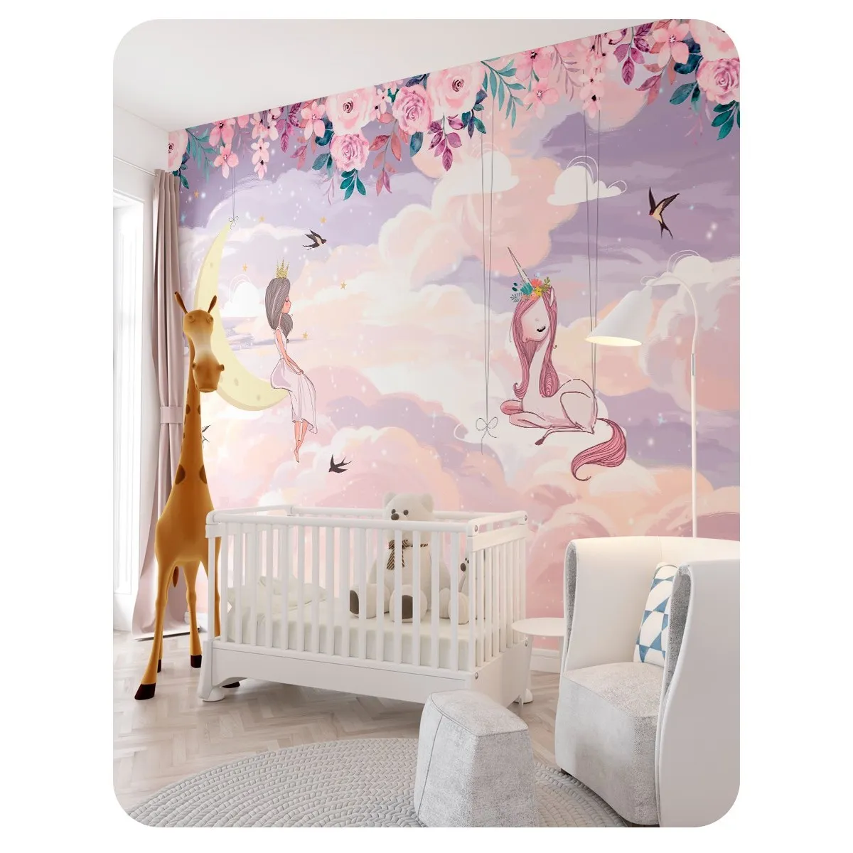 Фотообои рулонные Citydecor Princess 29 на флизелиновой основе 200x140 см