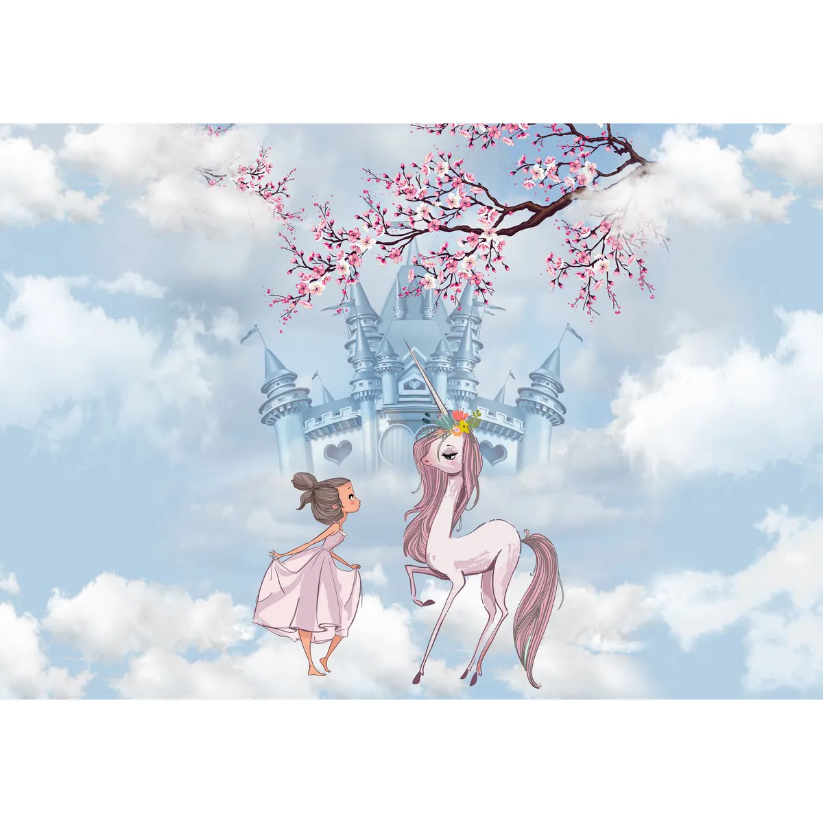 Дизайнерские фотообои рулонные Citydecor Princess 7 на флизелиновой основе 200x140 см 