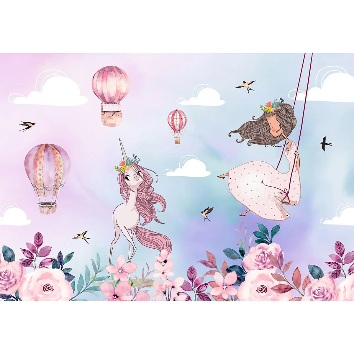 Дизайнерские фотообои рулонные Citydecor Princess 8 на флизелиновой основе 200x140 см