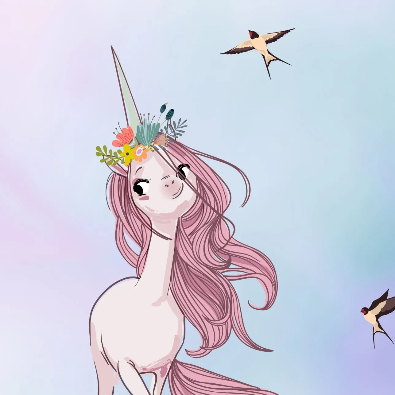 Дизайнерские фотообои рулонные Citydecor Princess 8 на флизелиновой основе 200x140 см