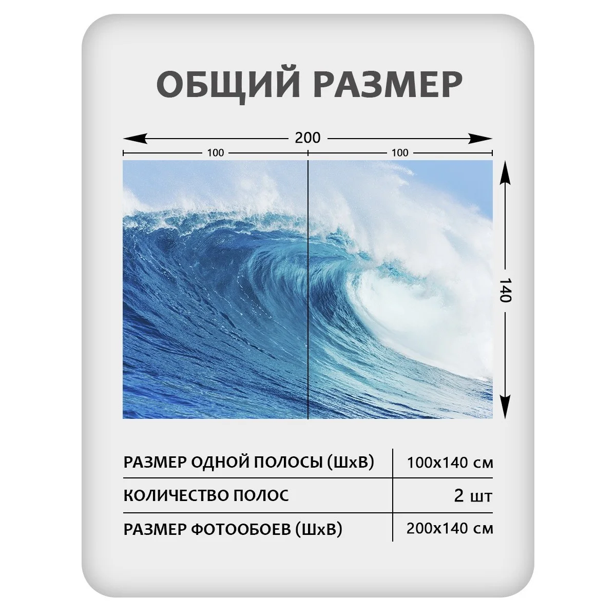 Фотообои рулонные Citydecor Море и Водопады 37 на флизелиновой основе 200x140 см