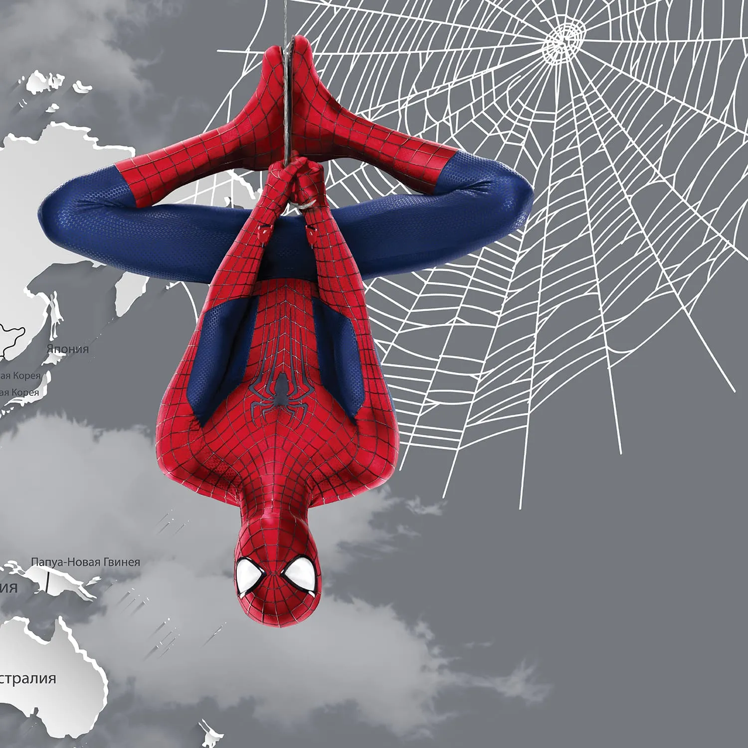 Дизайнерские фотообои рулонные Citydecor Superhero Spider-Man 1 на флизелиновой основе 200x140 см
