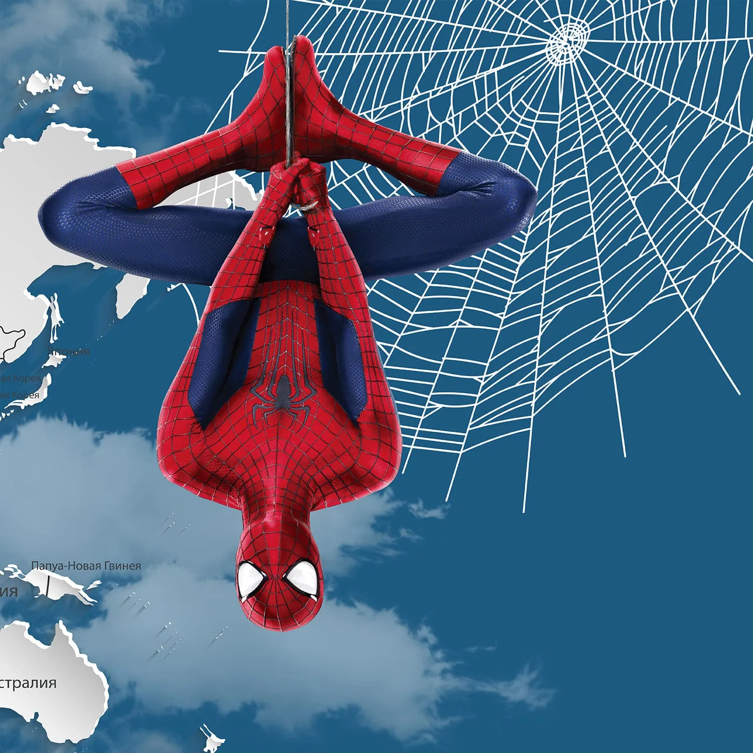 Дизайнерские фотообои рулонные Citydecor Superhero Spider-Man 4 на флизелиновой основе 200x140 см