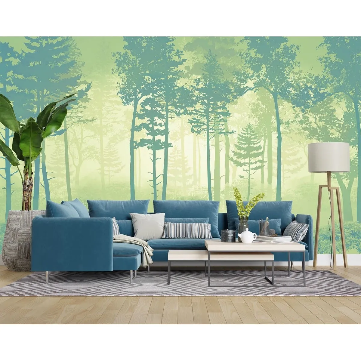 Дизайнерские фотообои рулонные Citydecor Таинственный лес 11 на флизелиновой основе 200x140 см
