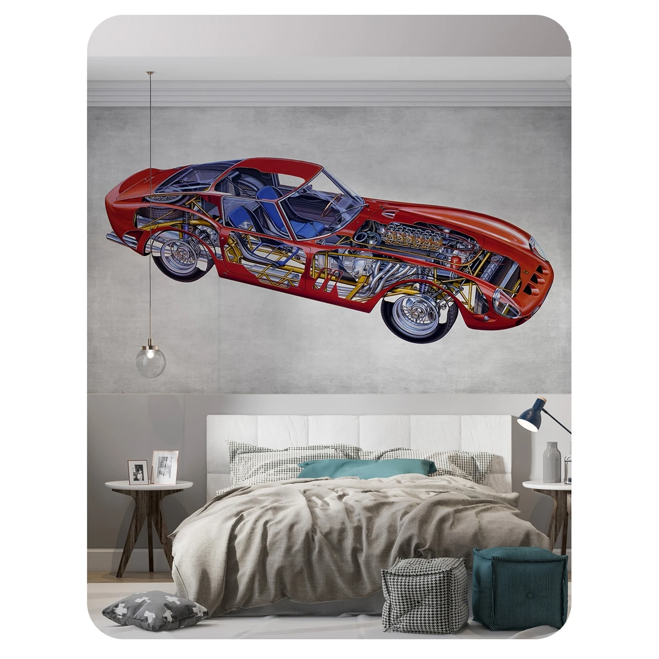 Фотообои рулонные Citydecor Technic 30 на флизелиновой основе 200x140 см