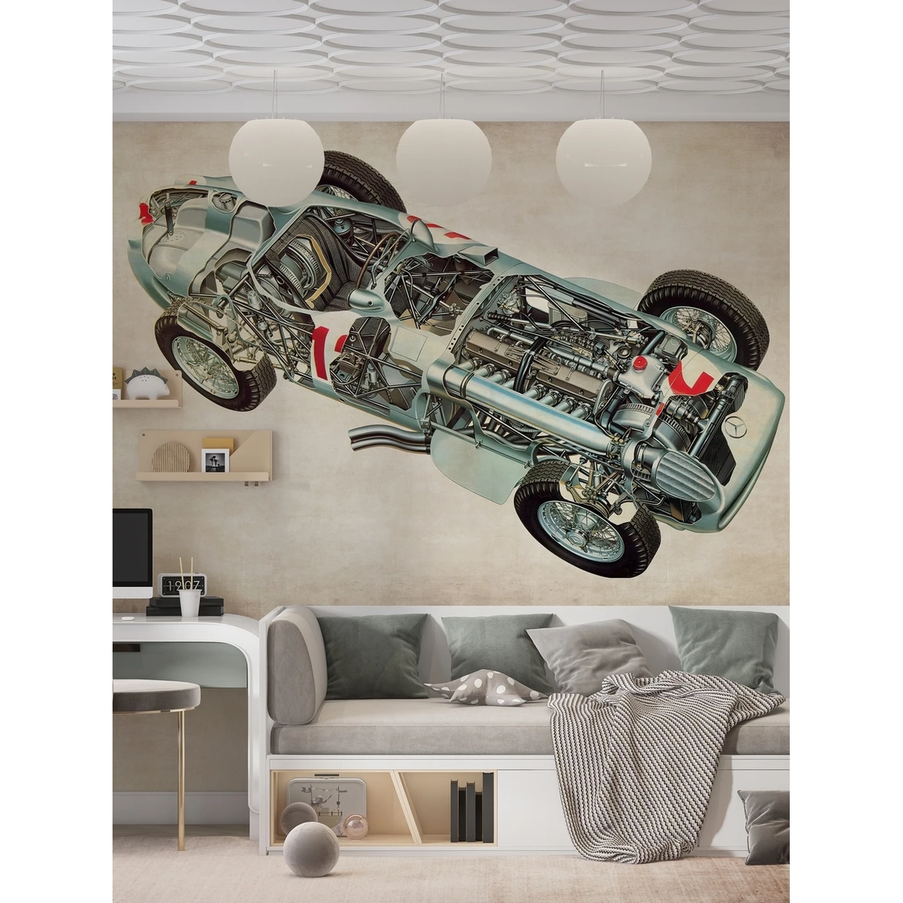 Фотообои рулонные Citydecor Technic 35 на флизелиновой основе 200x140 см