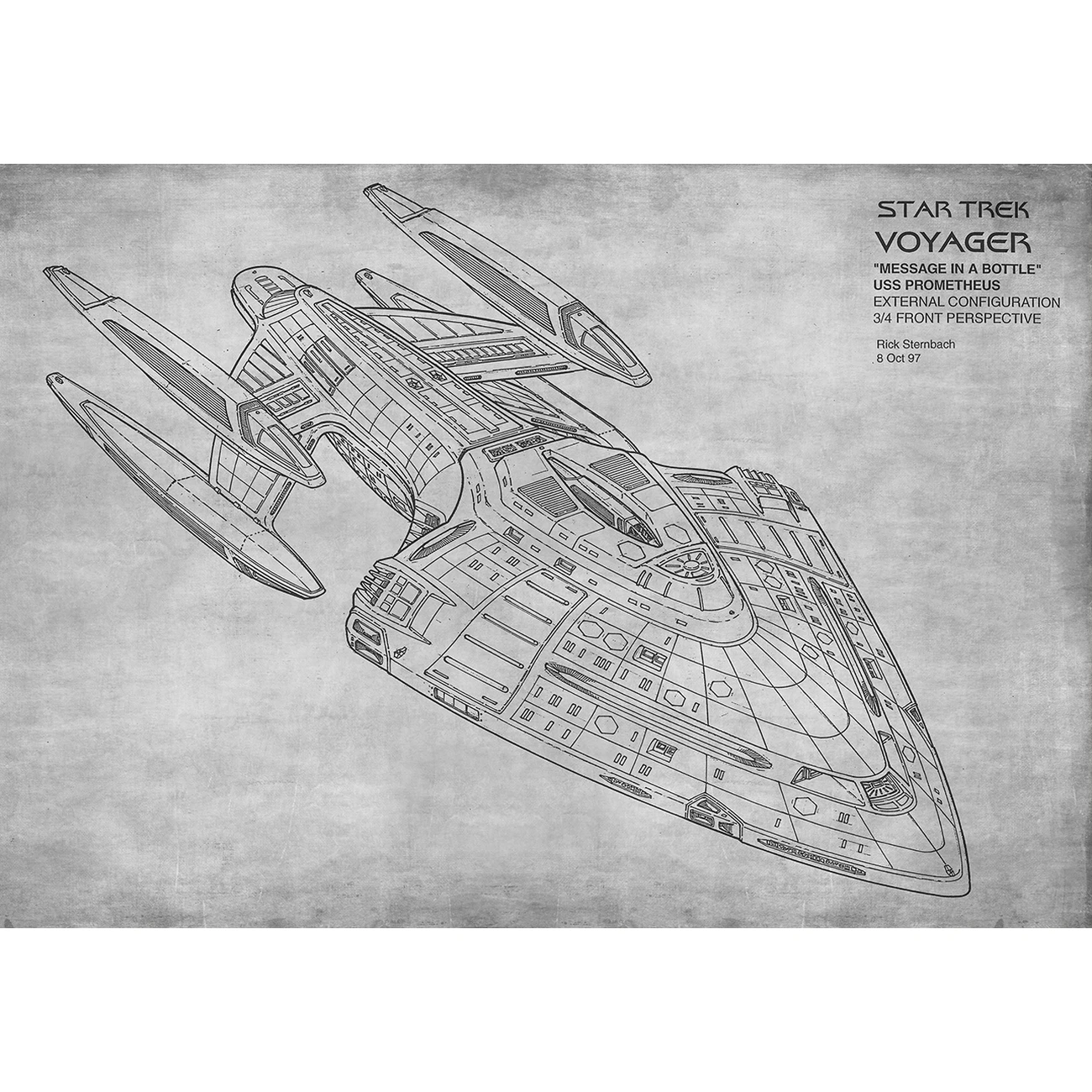 Фотообои рулонные Citydecor Technic 7 на флизелиновой основе 200x140 см